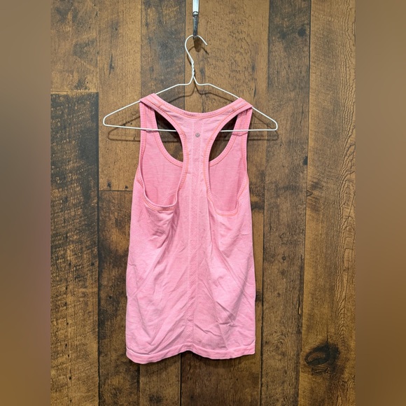 Lululemon swiftly tech Pink Racerback Tank Top size 6 - Picture 2 of 3